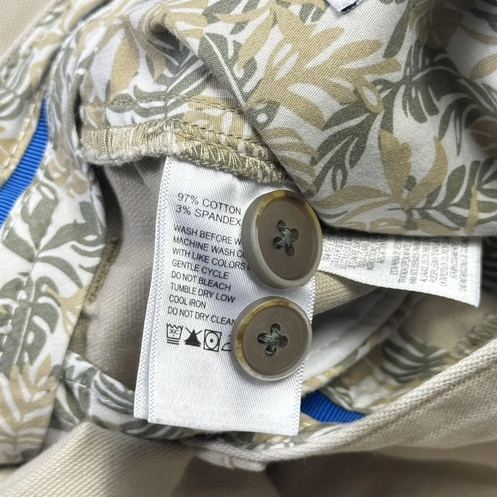 Tommy Bahama Cargo Shorts Mens 40 Beige Cotton‎ Spandex Canvas Relaxed 9